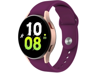 Samsung Galaxy Watch5 40mm Ersatz Armband Silikon plum purple