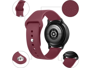 Samsung Galaxy Watch5 40mm Ersatz Armband Silikon plum purple