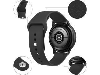 Samsung Galaxy Watch5 40mm Ersatz Armband Silikon forest green