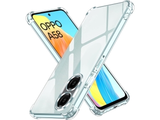 Oppo A58 4G Hülle Crystal Clear Case Bumper transparent