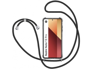 Xiaomi Redmi Note 13 Pro 4G Handykette Necklace Hülle Gummi clear