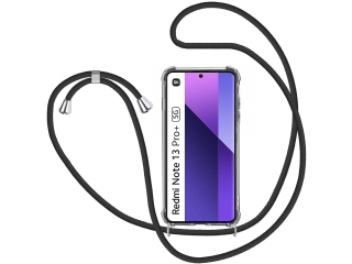 Xiaomi Redmi Note 13 Pro+ 5G Handykette Necklace Hülle Gummi clear