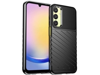 Samsung Galaxy A25 5G SpaceCase Stripes Anti-Impact Hülle schwarz