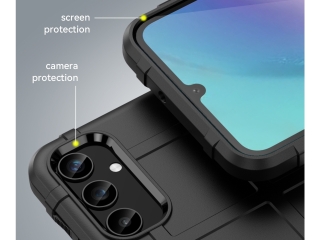 Samsung Galaxy A25 5G Rugged Shield Anti-Shock Case schwarz