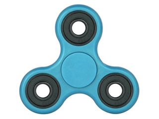 Fidget Spinner - Hand & Finger Tri-Spinner zum Relaxen in hellblau