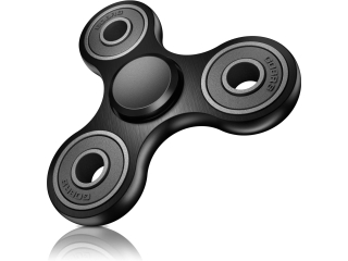 Aluminium Fidget Spinner & Hand Spinner schwarz