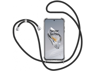 OnePlus 12 Handykette Necklace Hülle Gummi transparent