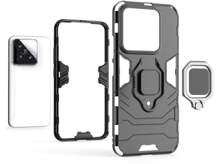 Xiaomi 14 RingCase Anti-Shock Hülle schwarz