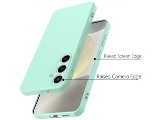 Samsung Galaxy S24+ Liquid Silikon Case Hülle mint green