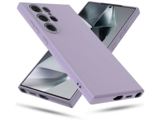 Samsung Galaxy S24 Ultra Liquid Silikon Case Hülle purple