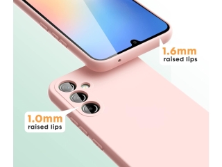 Samsung Galaxy A34 5G Liquid Silikon Case Hülle rosa