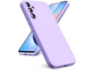Samsung Galaxy A34 5G Liquid Silikon Case Hülle purple