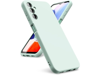 Samsung Galaxy A14 5G Liquid Silikon Case Hülle mint green