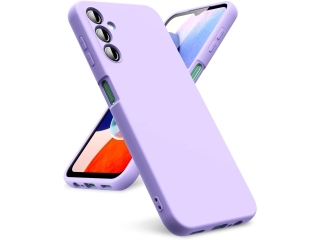 Samsung Galaxy A14 5G Liquid Silikon Case Hülle purple