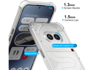 Nothing Phone (2a) Hülle Crystal Clear Case Bumper transparent