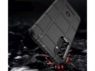 Samsung Galaxy A55 5G Rugged Shield Anti-Shock Case schwarz
