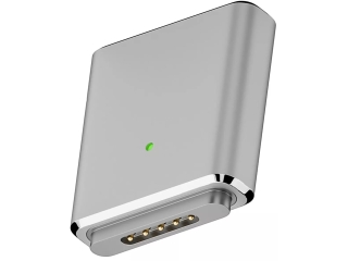 Magnetischer USB-C auf MagSafe 3 Adapter zu MacBook Air, Pro silber