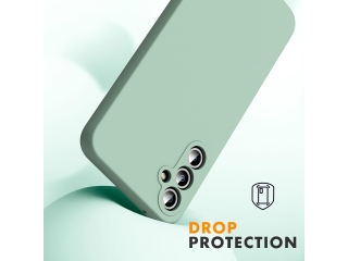 Samsung Galaxy S24 Liquid Silikon Case Hülle matcha green