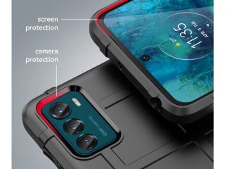 Motorola Moto G42 Rugged Shield Anti-Shock Case schwarz