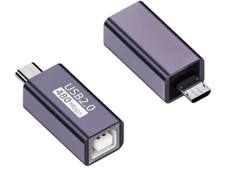 USB B 2.0 Buchse auf MicroUSB Adapter