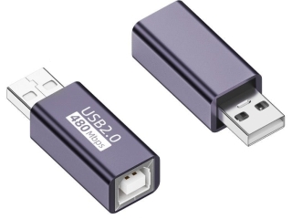 USB B 2.0 (female) Buchse auf USB A 2.0 (male) Adapter