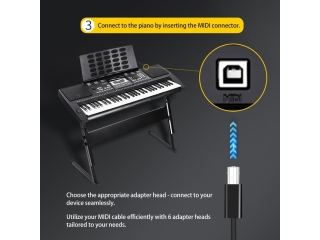 USB B 2.0 (female) Buchse auf USB A 2.0 (male) Adapter