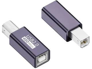 USB B 2.0 (female) Buchse auf USB B 2.0 (male) Verlängerungs Adapter