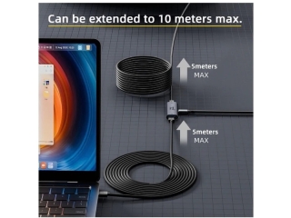 USB-A 3.2 zu USB-A 3.2 Kupplung Buchse 10m Extender 15W / 5 Gbit/s
