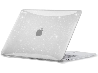 MacBook Air 13 M1 Hard Case Hülle Glitzer clear hochglanz