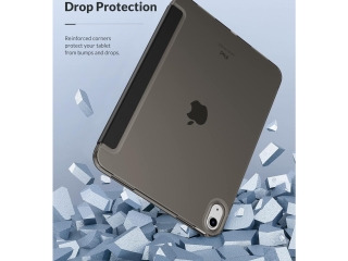 Apple iPad 2022 10.9" Bookcover Smart Fold Case smoke black