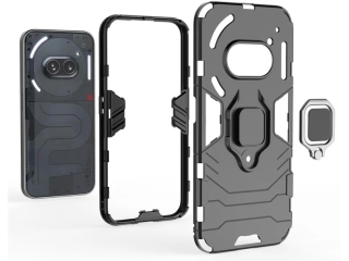 Nothing Phone (2a) RingCase Anti-Shock Hülle schwarz