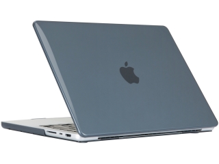 MacBook Pro 14 M3 Hard Case Hülle in schwarz hochglanz
