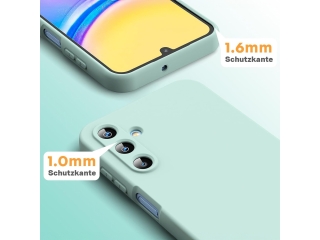 Samsung Galaxy A15 5G Liquid Silikon Case Hülle mint green