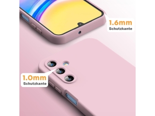 Samsung Galaxy A15 5G Liquid Silikon Case Hülle rosa