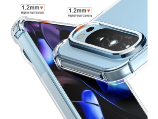 Google Pixel 9 Pro Hülle Crystal Clear Case Bumper transparent