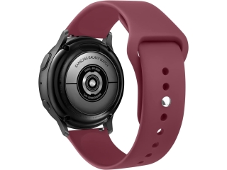 Samsung Galaxy Watch5 44mm Ersatz Armband Silikon bordeaux