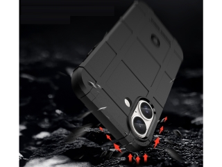 Apple iPhone 16 Rugged Shield Anti-Shock Case schwarz
