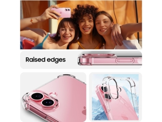 Apple iPhone 16 Hülle Crystal Clear Case Bumper transparent