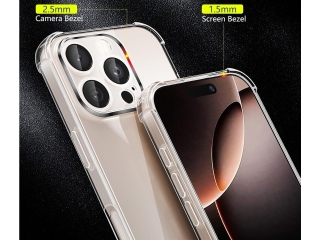 Apple iPhone 16 Pro Hülle Crystal Clear Case Bumper transparent
