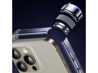 Apple iPhone 16 Pro Max Hülle Crystal Clear Case Bumper transparent