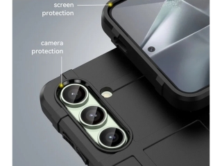 Samsung Galaxy S24 FE Rugged Shield Anti-Shock Case schwarz