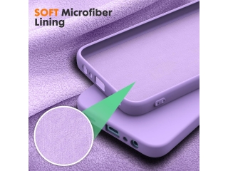 Samsung Galaxy A25 5G Liquid Silikon Case Hülle purple