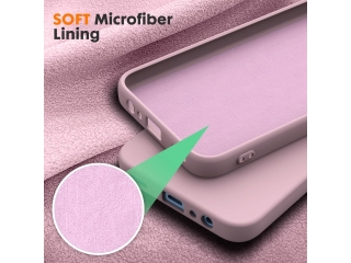 Samsung Galaxy A25 5G Liquid Silikon Case Hülle rosa