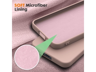 Samsung Galaxy A55 5G Liquid Silikon Case Hülle rosa