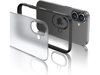 Apple iPhone 16 Plus Anti-Impact Hülle 2m Fallschutz schwarz