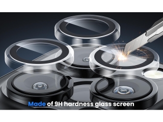 Apple iPhone 16 Pro Kameraschutz Panzerglas für Kameralinsen