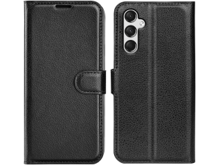 Samsung Galaxy A16 5G Lederhülle Portemonnaie Karten Etui schwarz