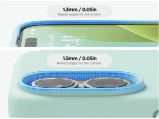 Apple iPhone 16 Liquid Silikon Case Hülle frosted mint