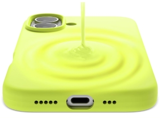 Apple iPhone 16 Liquid Silikon Case Hülle tennis ball