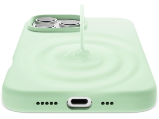 Apple iPhone 16 Pro Liquid Silikon Case Hülle peppermint